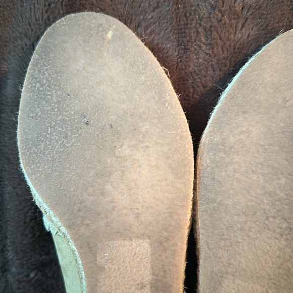 JACK ROGERS Palmer Wedge Gold Metallic Sz 6.5 - Picture 12 of 14